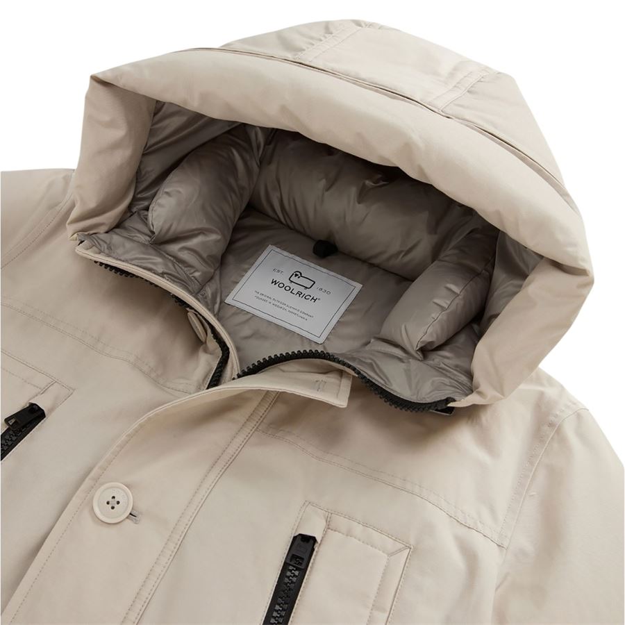 Arctic Parka Evolution in Ramar Cloth giubbetto da uomo Woolrich | CFWOOU0866DOV